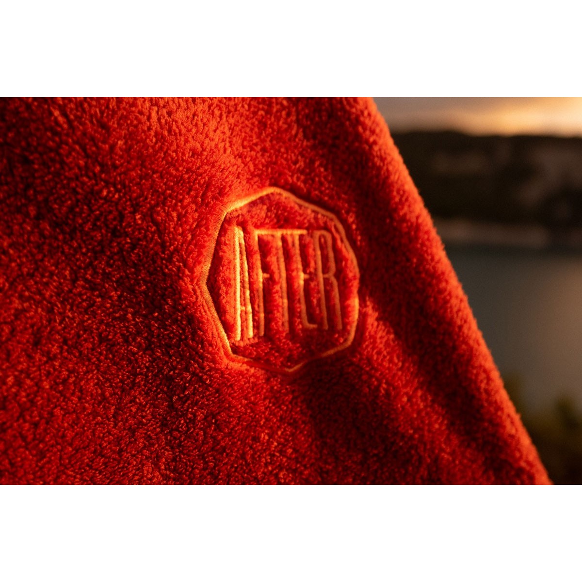 After PONCHO - Sherpa - BURGUNDY - Ponchos