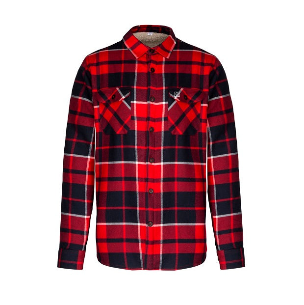 Swell&Barrels hoodie Shirt sherpa Red - L/S Shirts