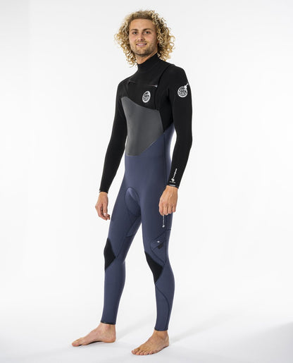 Rip Curl Flashbomb 5/3 C/Zip Stmr Wetsuit Wstydf - Slate (E6) | 22 - Fullsuit / Front-zip