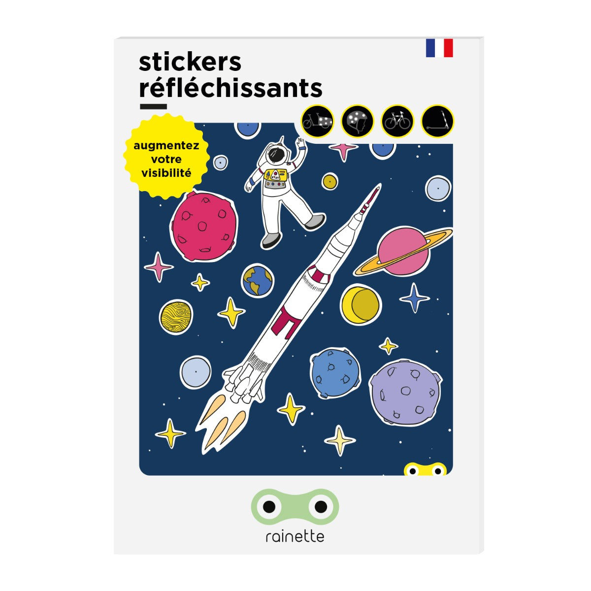 Rainette Reflective Stickers - Espace - Stickers