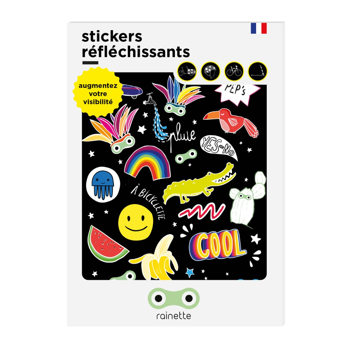 Rainette Reflective Stickers - Pep'S - Stickers