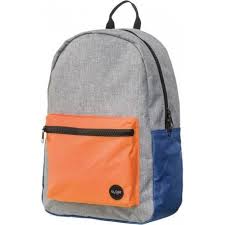 Globe Dux Deluxe Backpack - Grey/Orange - Backpacks