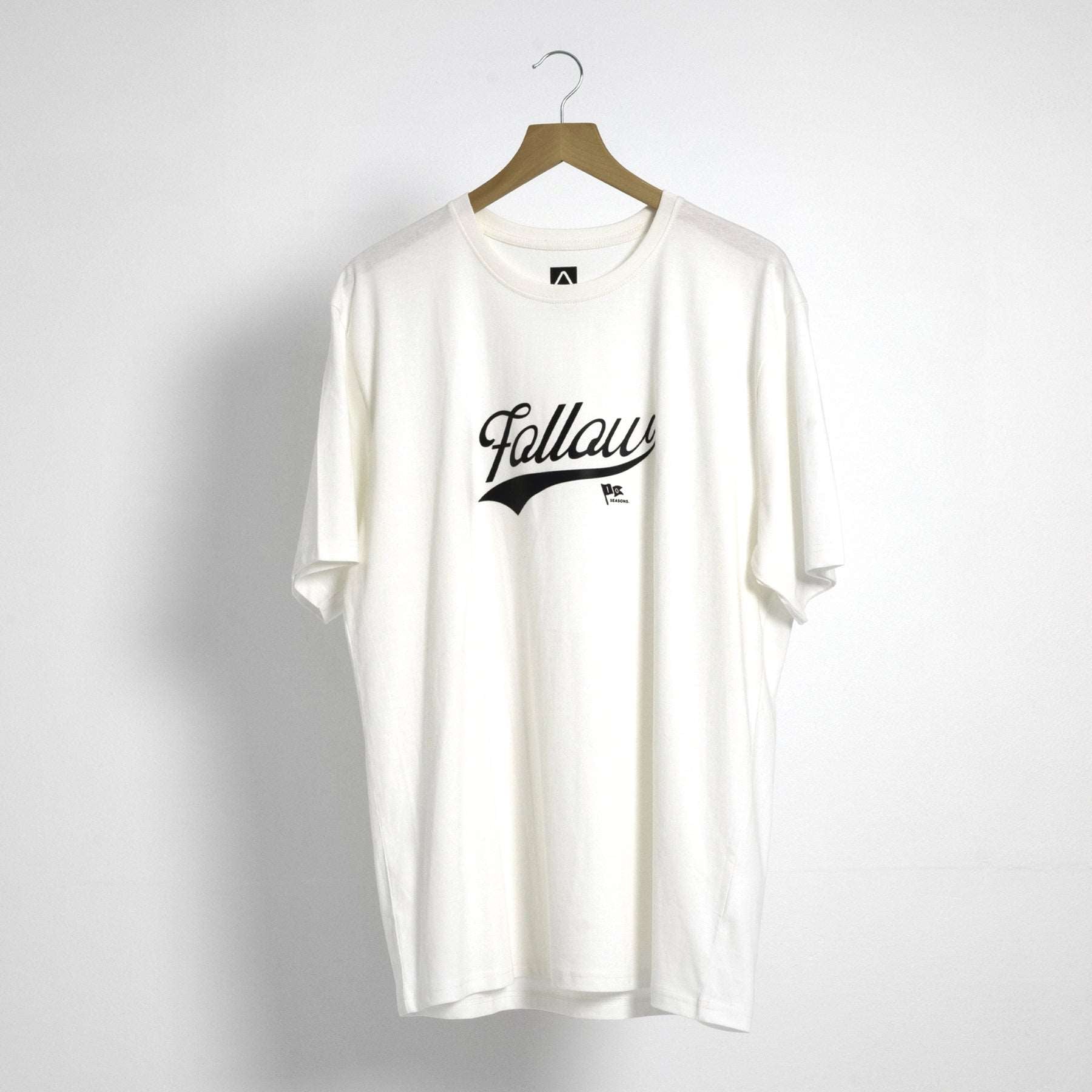 Follow Script Mens Tee - Natural - Tees