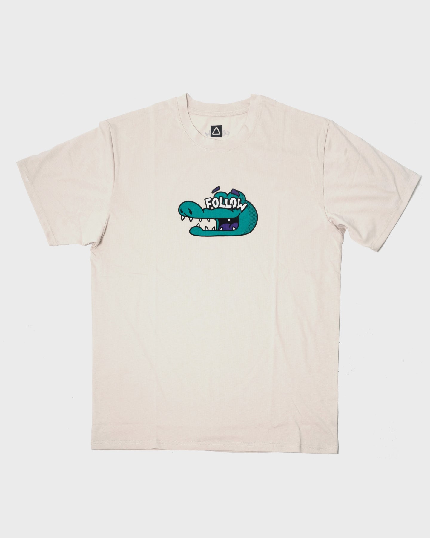 Follow Never You Mind Tee - L - Natural - Tees