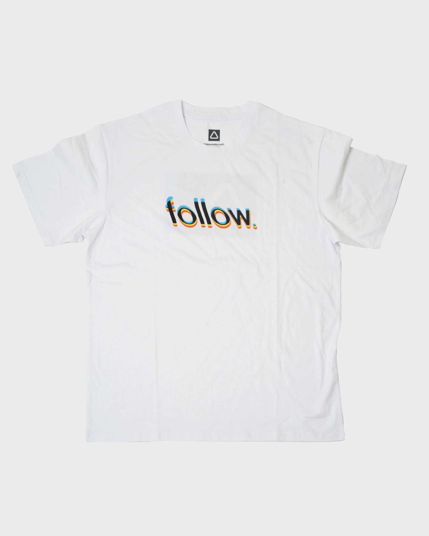 Follow Glitch Tee - White - Tees