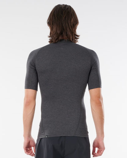 Rip Curl Dawn Patrol Perf Short Sleeve Uv Tee Black Wlu3Dm - S/S Vests