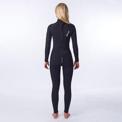 Rip Curl Women Dawn Patrol 5/3 B/Zip Wetsuit Black/Black Wsm9Pw (E5) - Fullsuit / Back-zip